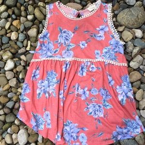 1. 4. 3. Story by Line Up Floral Sleeveless Tank
